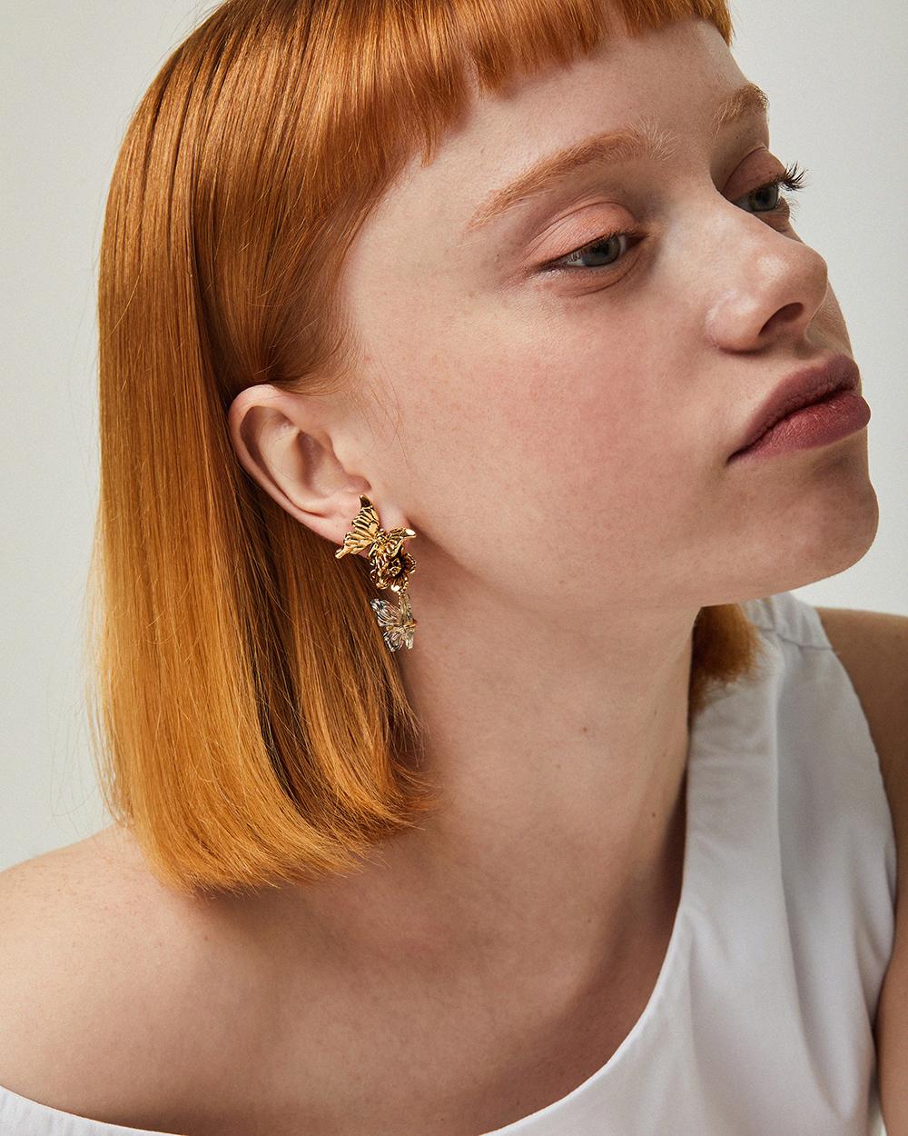 Butterfly Drop Earrings