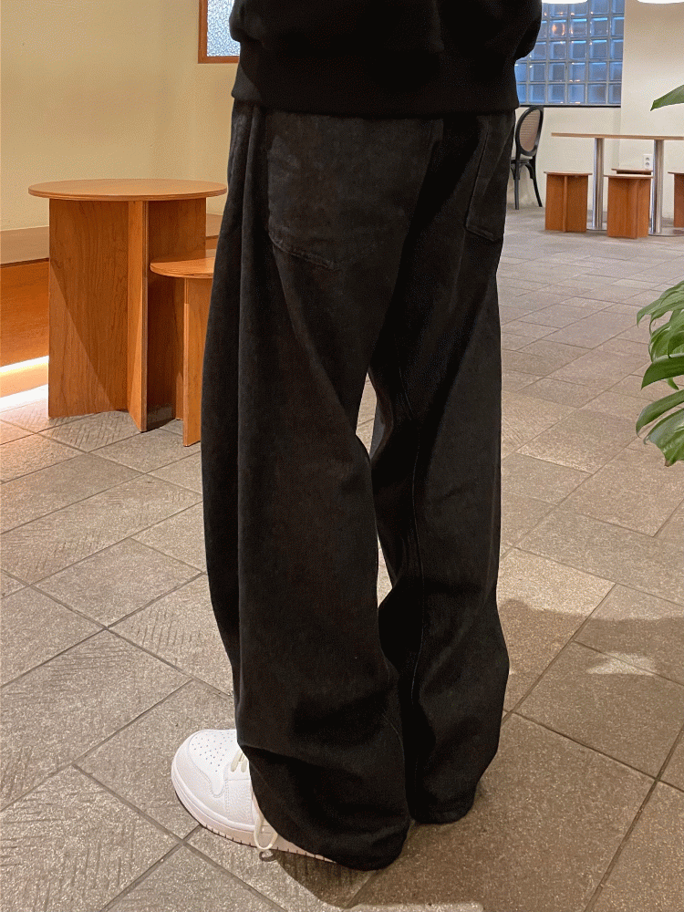 커브드 데님 팬츠 (2 color)