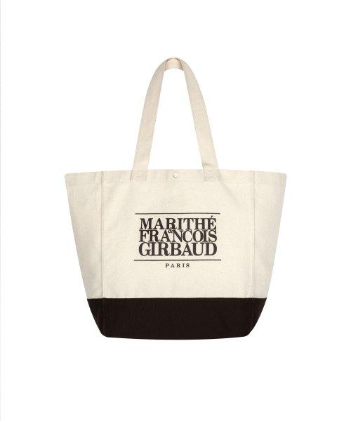 마리떼(MARITHÉ)  CLASSIC LOGO BIG SHOPPER BAG natural - 사이즈 & 후기 | 무신사
