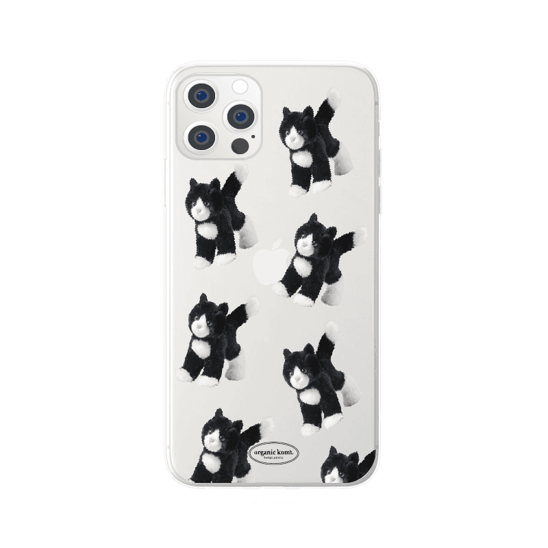 냥이인형 폰케이스