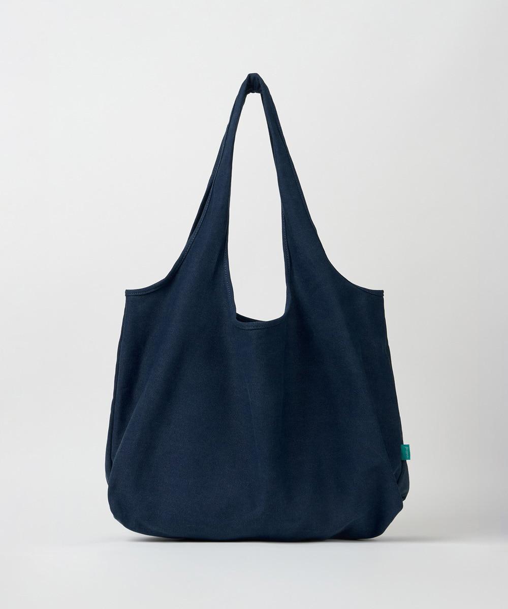 Vintage Canvas Shopper Bag NAVY