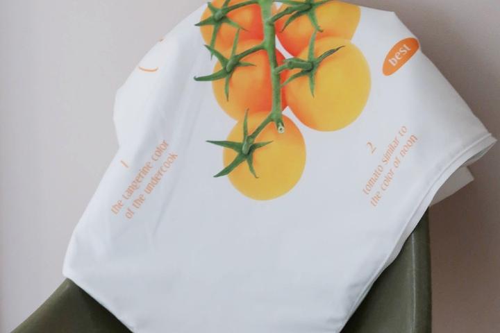 [made] orange tomato pillow cover 베개커버
