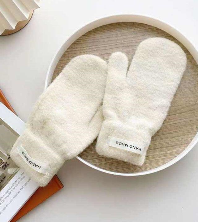 몽글몽글 귀여운 벙어리 장갑