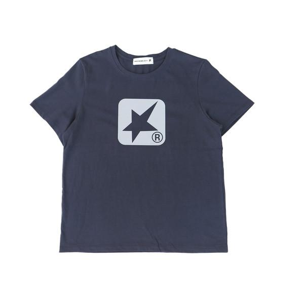 (W) SQUARE LOGO T ( Navy )