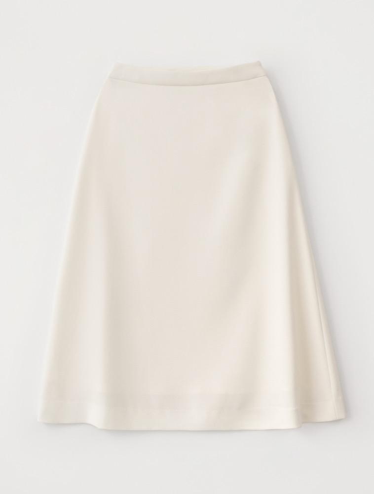 Velin Flare Skirt (Ivory)