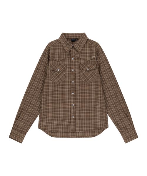 Western Check Shirts (Brown)