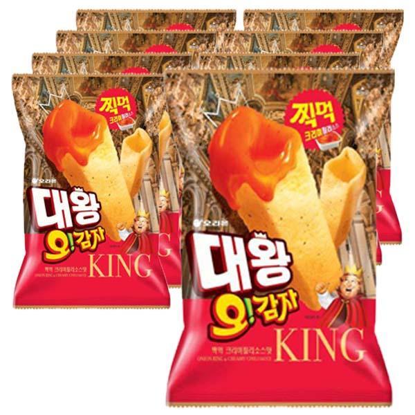 오리온 대왕오! 감자찍먹 크리미칠리소스맛, 65g, 8개