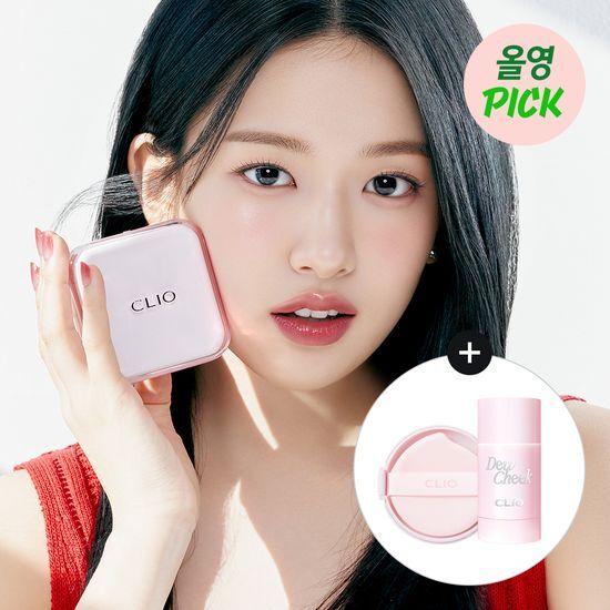 [3월 올영픽] 클리오 킬 커버 메쉬 글로우 에센셜 쿠션 (+리필, 듀 치크 증정)