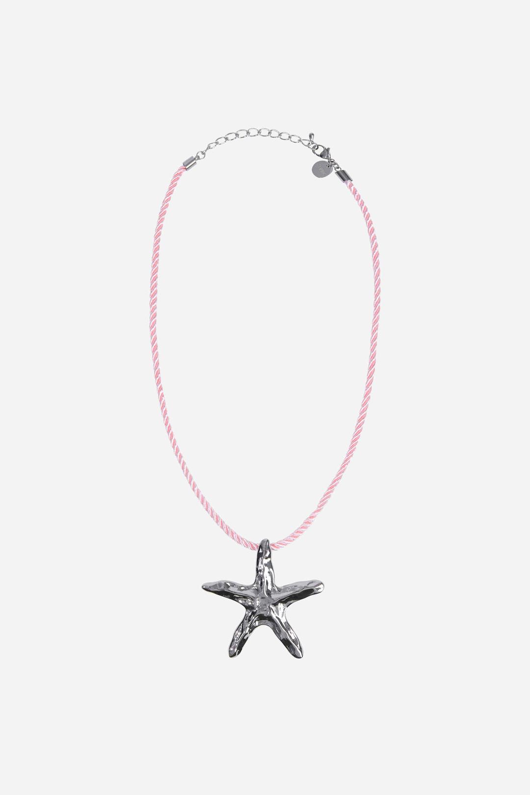 STARFISH STRAP NECKLACE / PINK