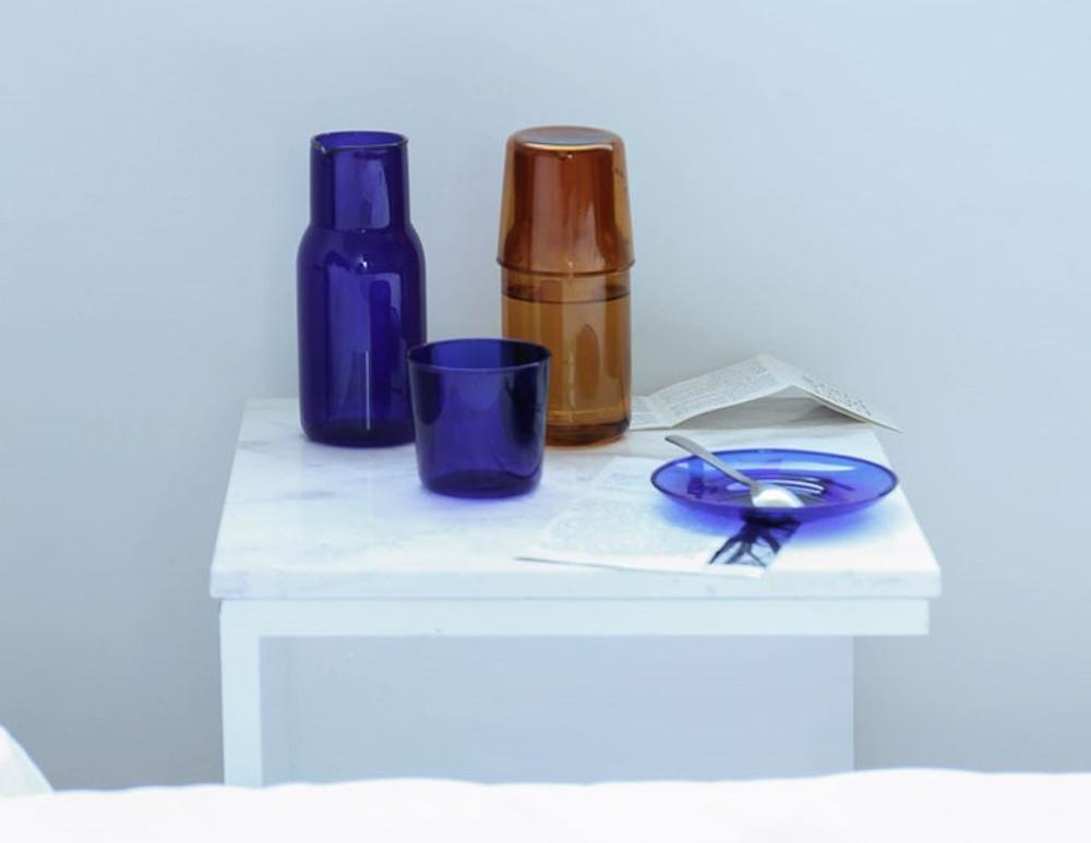 모던 내열 유리 음료 세트 컵 물통 세트