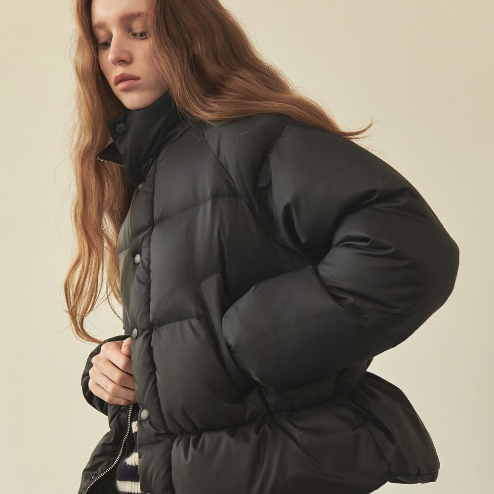 [리퍼브] RR DUCK DOWN SHORT PADDING BLACK