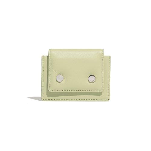 CIRCLE PADDING ACCORDION POCKET - SAGE MINT