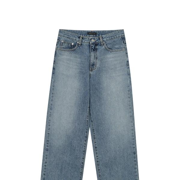 PREMIUM STRAIGHT Denim Pants Blue