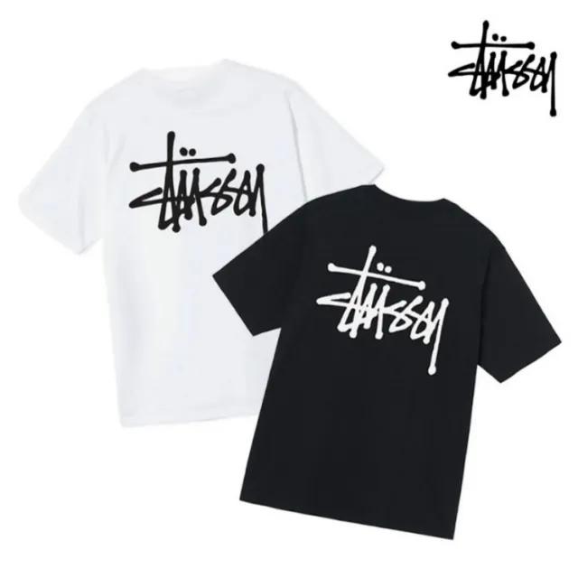 💙한정특가💙 스투시 반팔 티셔츠 베이직 로고 블랙 화이트 컬러