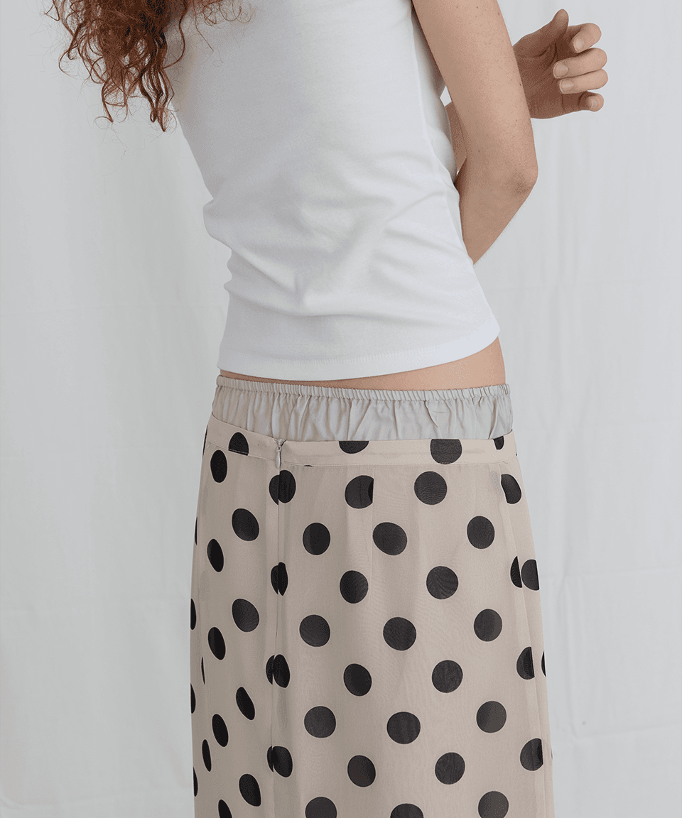 LAYERED POLKA DOT SKIRTS