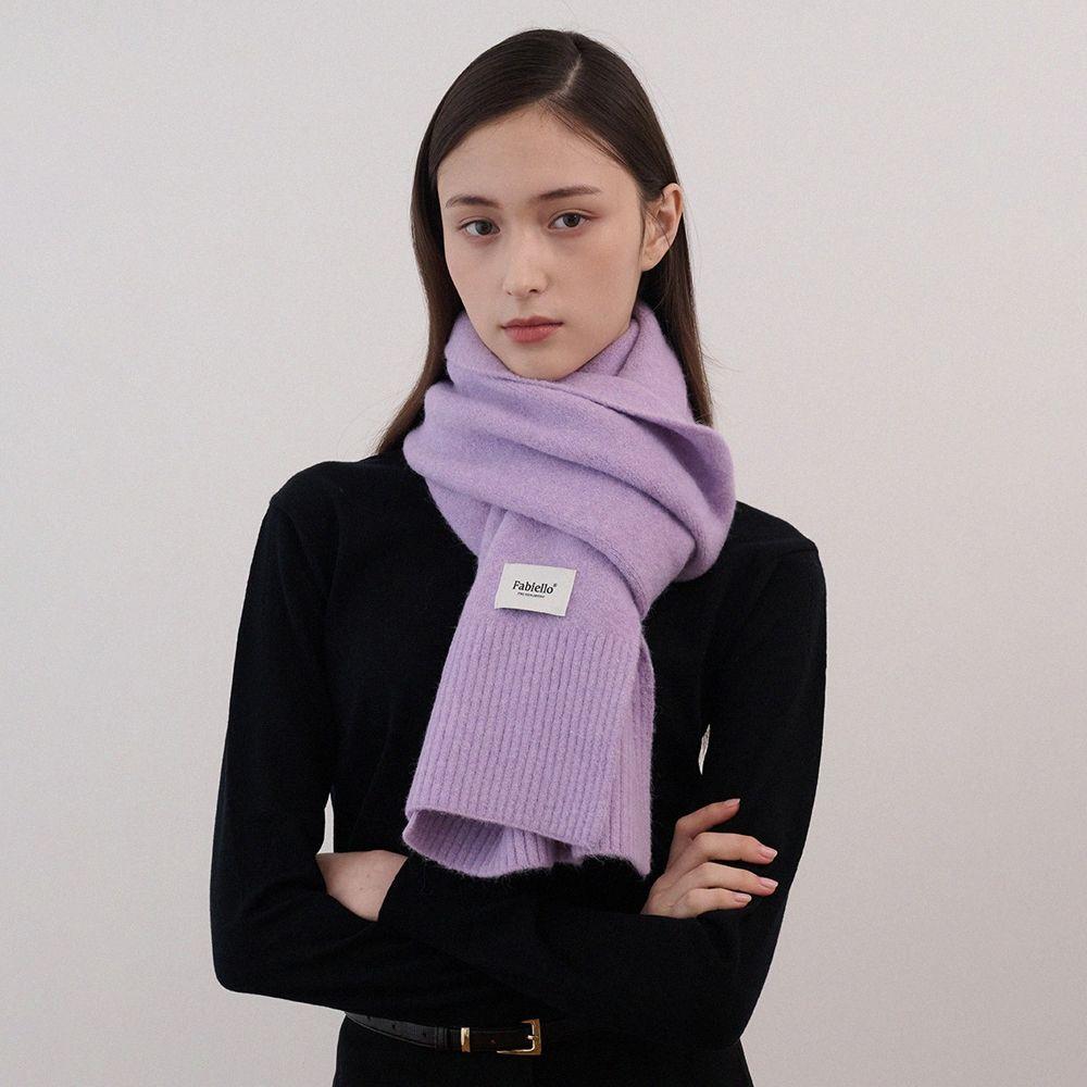 Lavi knit muffler (lavender)
