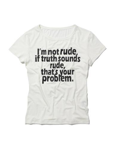 RUDE Half Sleeve T-shirt (WHITE)