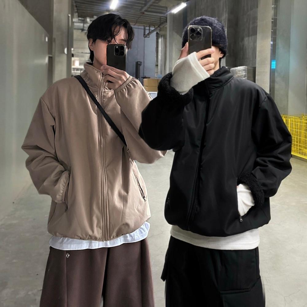 남자양털자켓 밍크후리스 남자퍼자켓