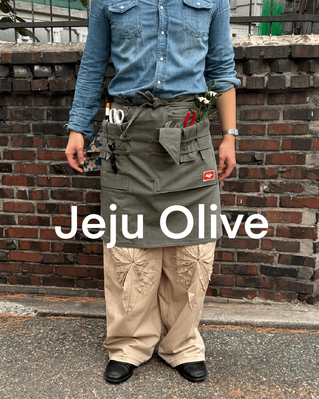 [RE-ORDER] Hand-Made Florist Apron 3 Color