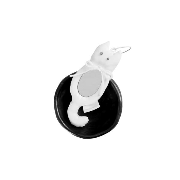 [02.07 예약발송] mini cat cushion mirror keyring