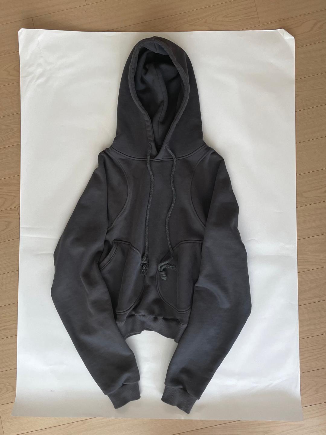 SP(F)ACE HOODIE, charcoal