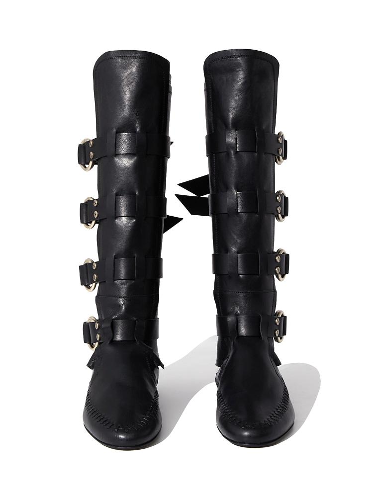 BLACK SIVER SOFT BOOTS ROUNDED TOE  2501-W-C01-LT154-099앤 드뮐 미스터 블랙 실버 소프트 부츠