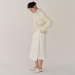 Off Shoulder Mohair Sweater Ivory