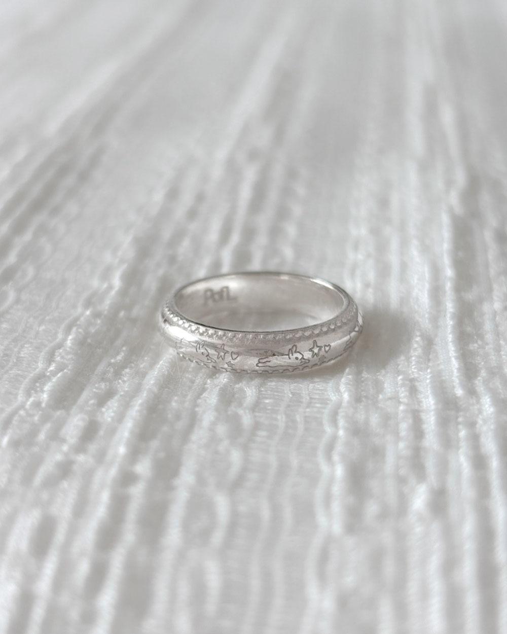 MY RABBITS ROLLET RING