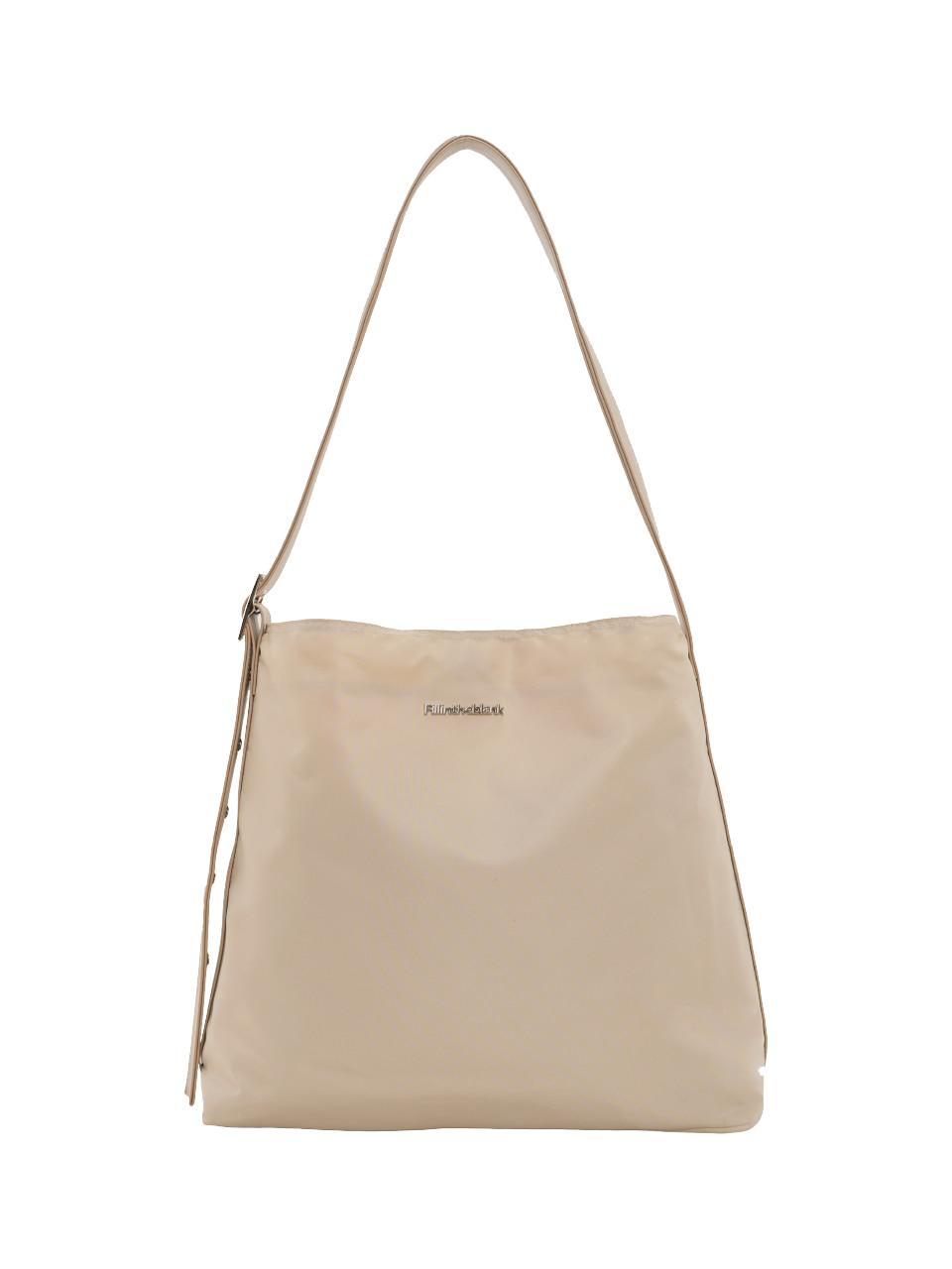 Nylon Basket Bag (beige)