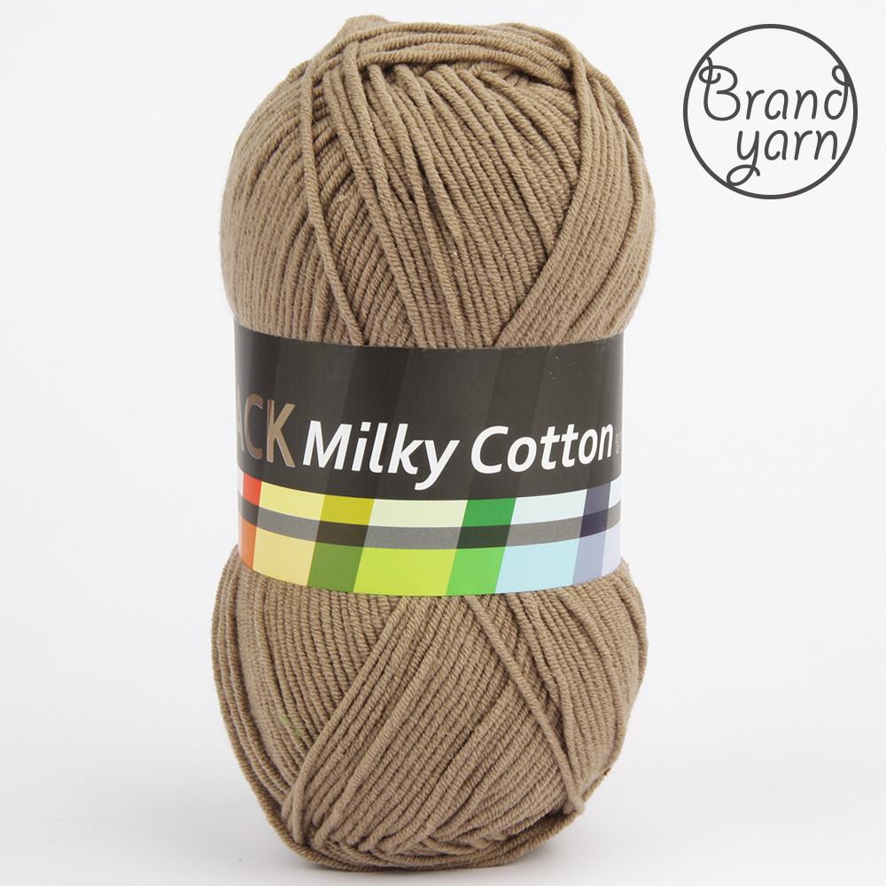 [브랜드얀] (10+1) 밀키코튼 블랙라벨 120g 면혼방사 뜨개실 인형실 아기실 털실 가방실 코바늘 코바늘인형 소품실 손뜨개