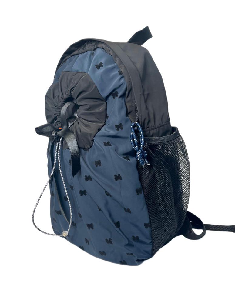 [NEWNOM]뉴놈 뉴서클 - 네이비 리본 경량 흔하지않은 특이한 백팩 가방