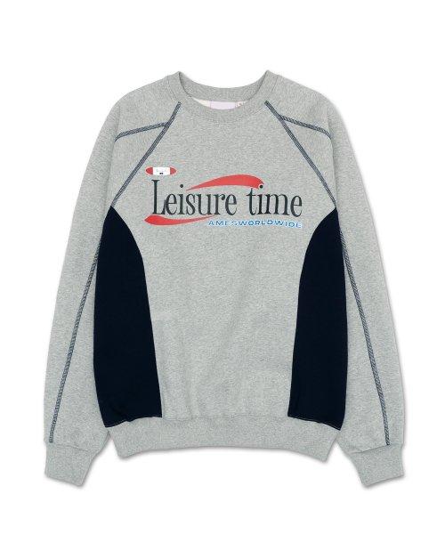 LEISURE TIME LOGO SWEATSHIRT GREY