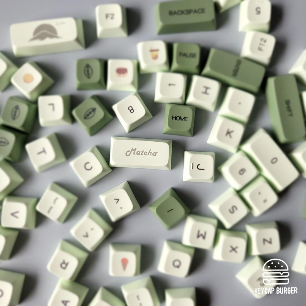 녹차 키캡 PBT XDA 염료승화 124키