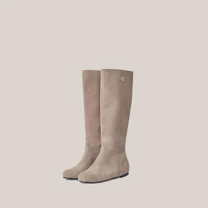 SHOREDITCH BOOTS [ BEIGE GRAY ]