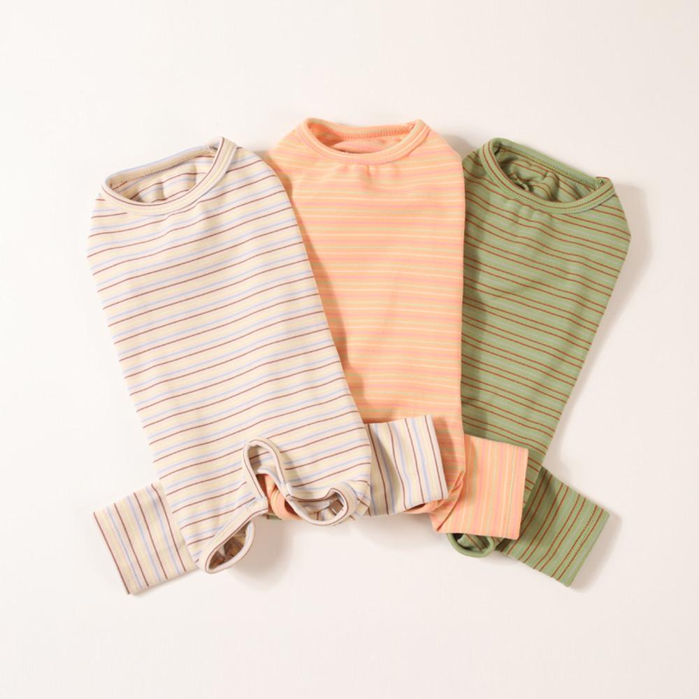 강아지 올인원 강아지옷 내복 (여아용) 라인 S-3XL