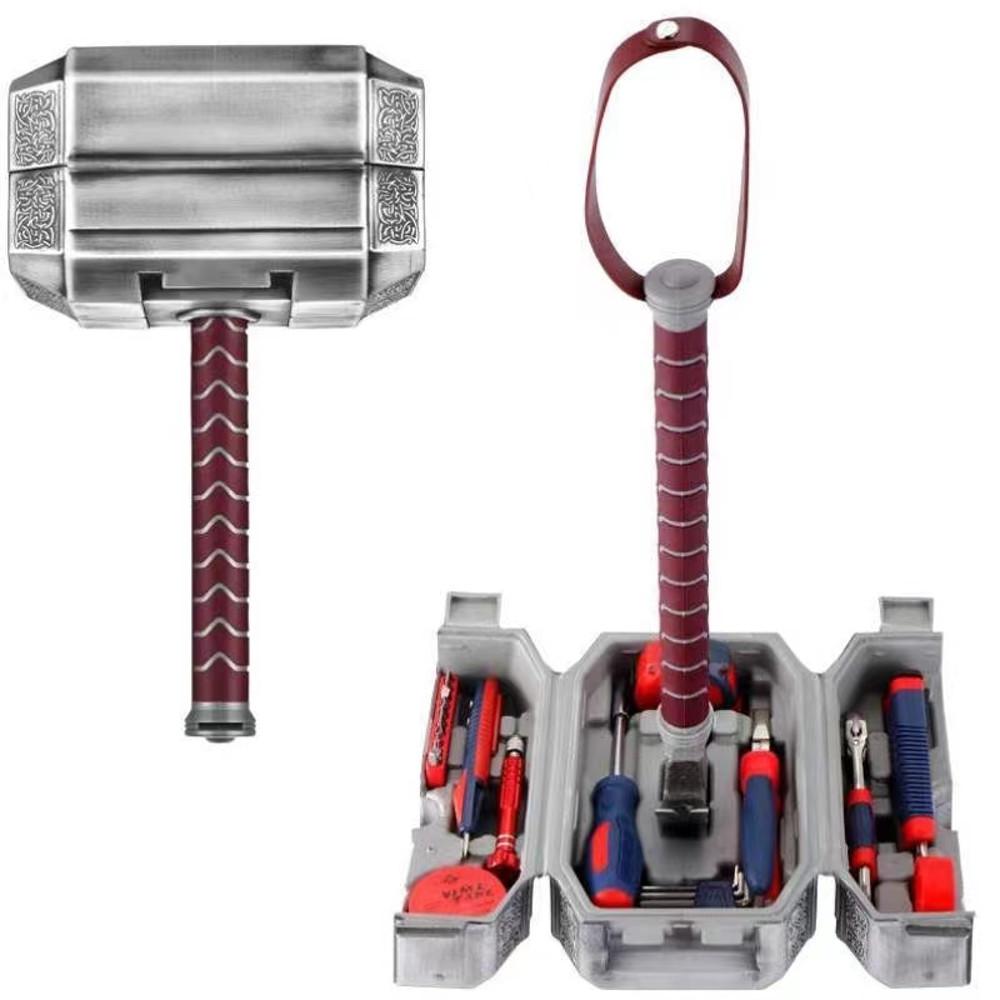 마블 어벤져스 인테리어 공구함 토르망치 묠니  수공구세트 옵션1 일반형