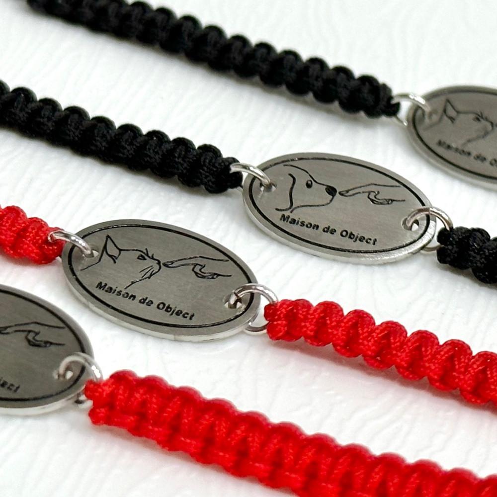 유기견 후원 끈 매듭 기부팔찌