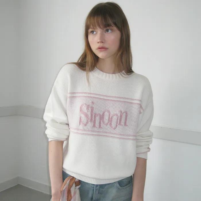 Sinoon Reverse Pullover Knit (Ivory)