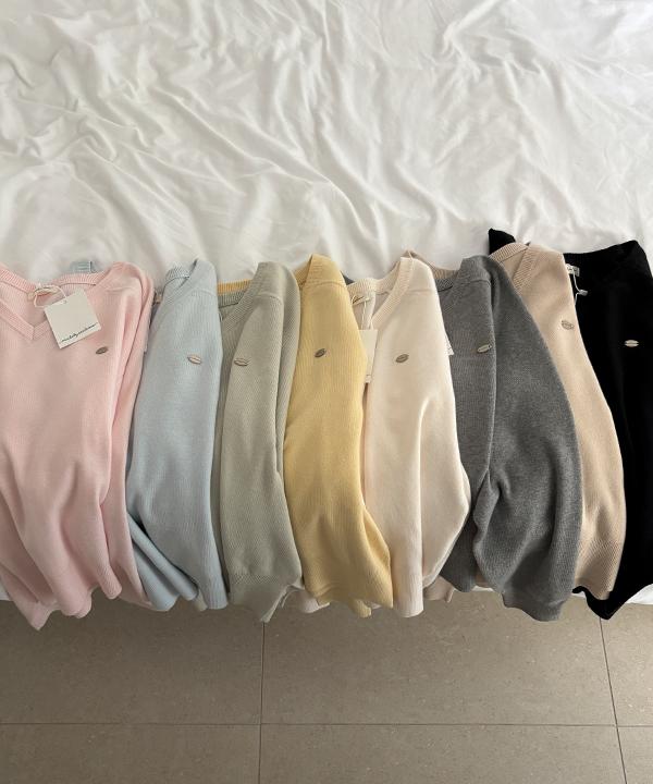 리얼코코 [단독] [얇은니트🌸/+뉴컬러/50만장돌파/made] 시오 니트