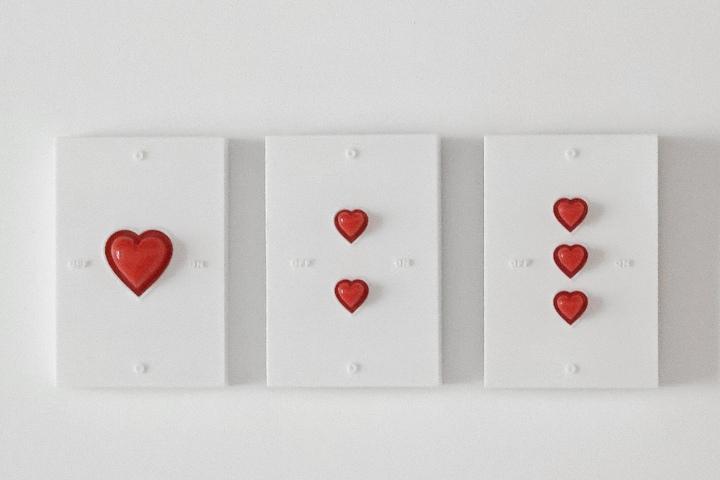 HEART SWITCH COVER (RED)ㅣ스위치 커버