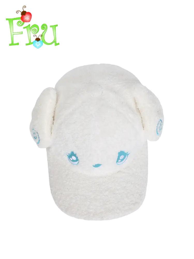 Towel Y2K White Duckbill Baseball Cap【s0000014196】