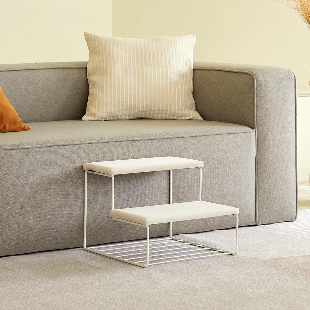 펫토 탄탄 강아지계단 논슬립 스텝 오픈형 2단 (높이 32cm)