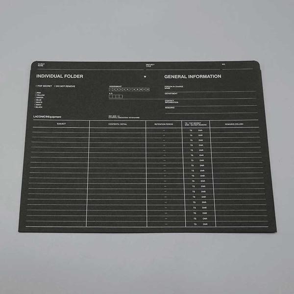 INDIVIDUAL FOLDER A4(BK)_Japan