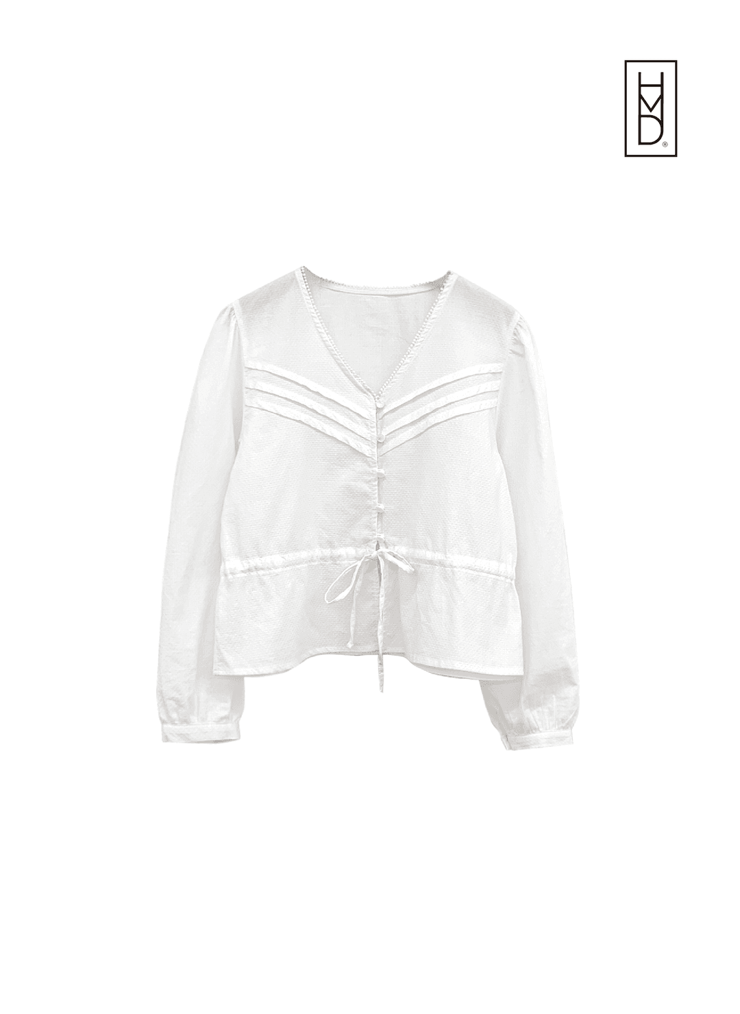 [hédition] pin-tuck blouse