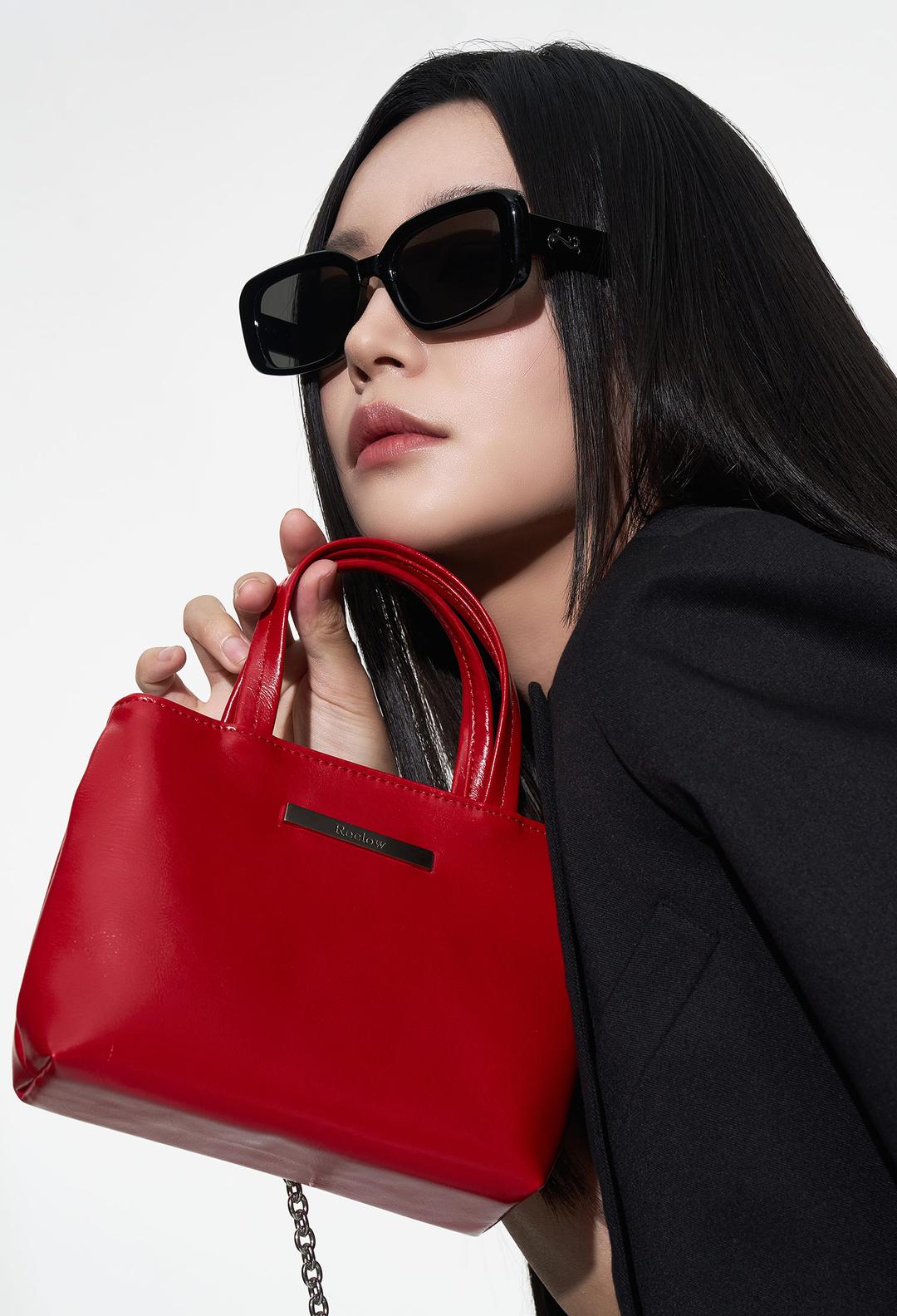 리끌로우 TART MINI CHAIN BAG RED