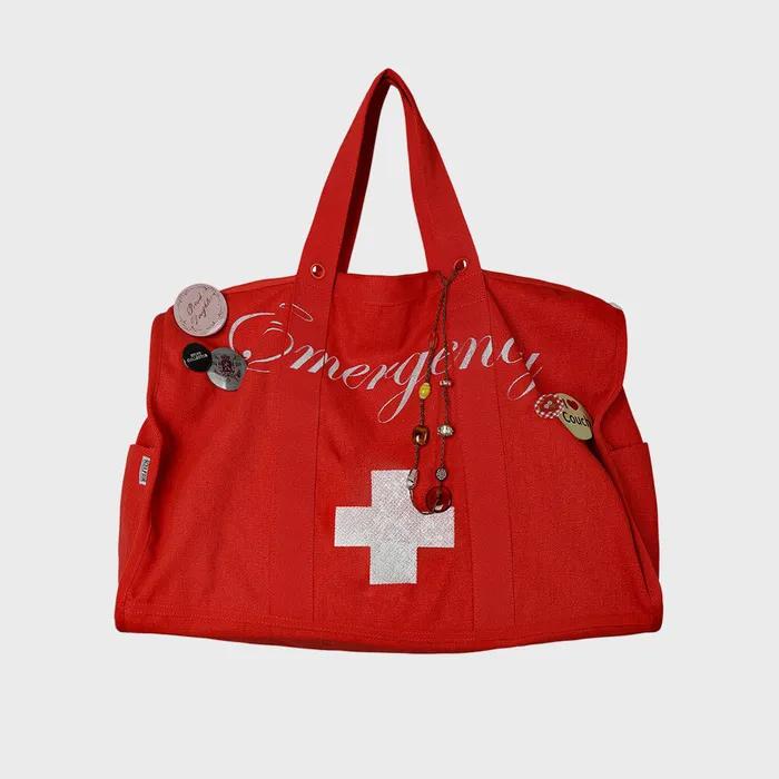 Summer Boston Bag Red