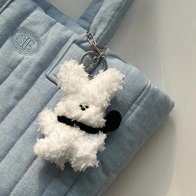 목도리 뽀글 토끼 키링 (*3color)