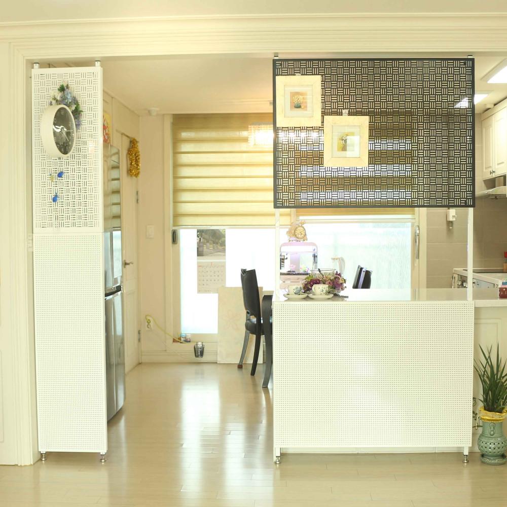 라비스 셀프 가벽 인테리어 철제 타공 파티션 이동식 칸막이 설치 가림막 원룸 공간분리