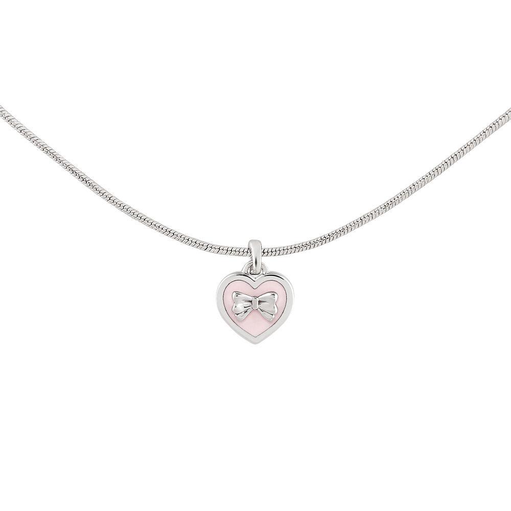 heart ribbon necklace