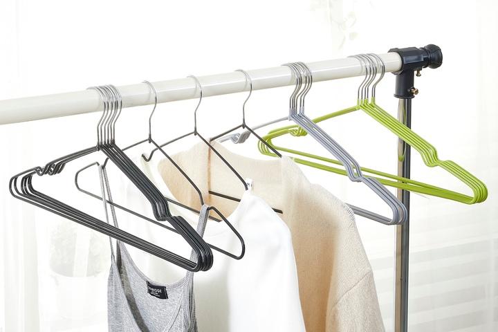 튼튼한 티셔츠 고급 코트 니트 세탁소 옷가게 논슬립 옷걸이 50p